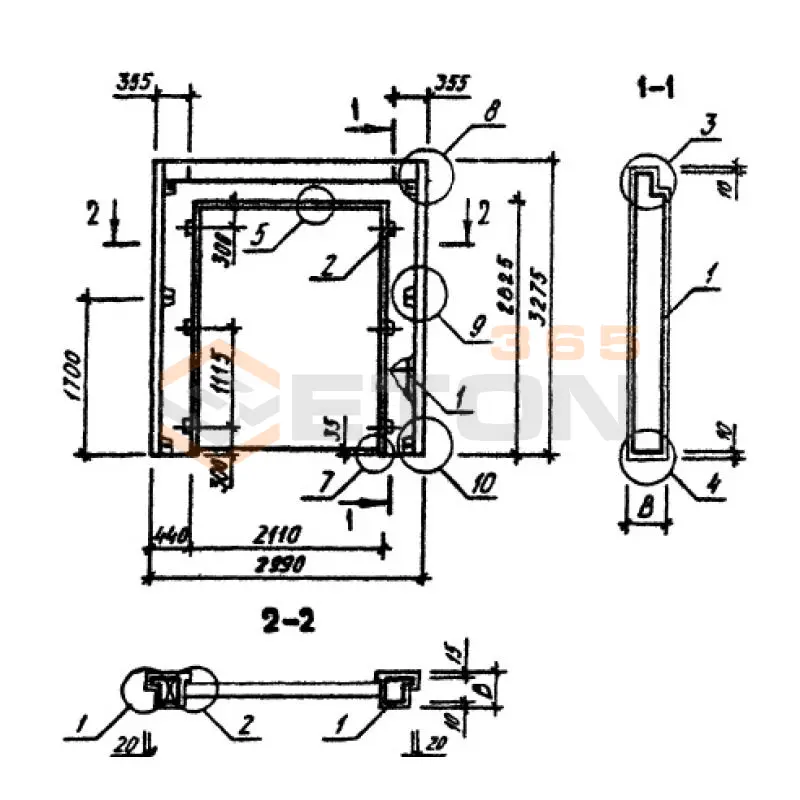 Панели наружных стен однослойные Серия 1.090.1-3пв 4ПСД 30-33-4,0-1 п пв (1.090.1-3пв)