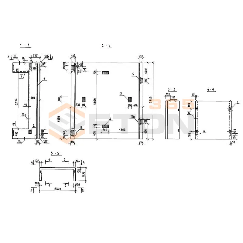 Блоки шахт лифтов Серия 1.089.1-1 БШЛ 100-30 п-3 б