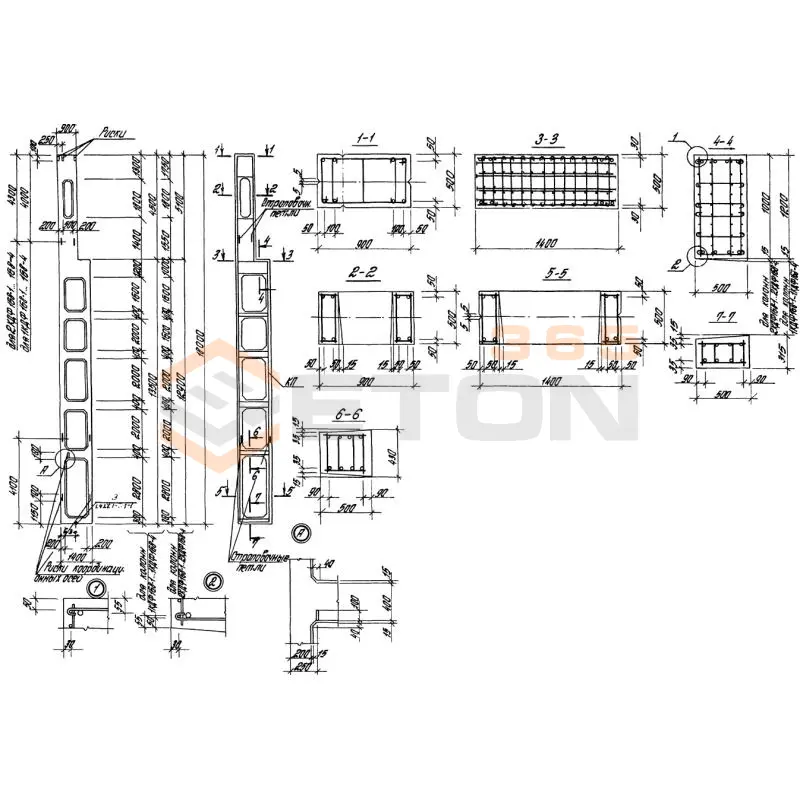 Колонны Серия 1.427.1-7 1КДФ 168-4 (1.427.1-7)