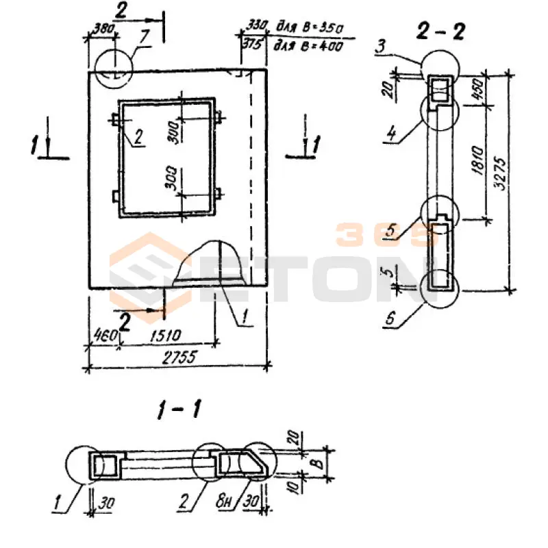 Панели однослойные самонесущие Серия 1.232.1-8 2ПССО 28-33-4,0 п (1.232.1-8)