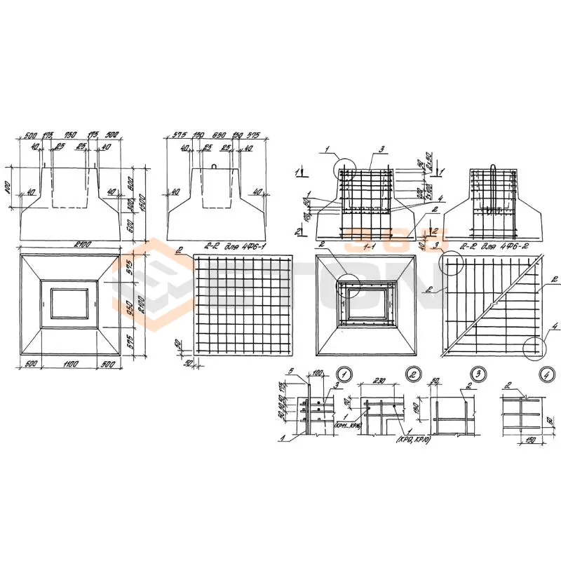 Ростверки Серия 1.411.1-4 49Ф 6-2 (1.411.1-4)