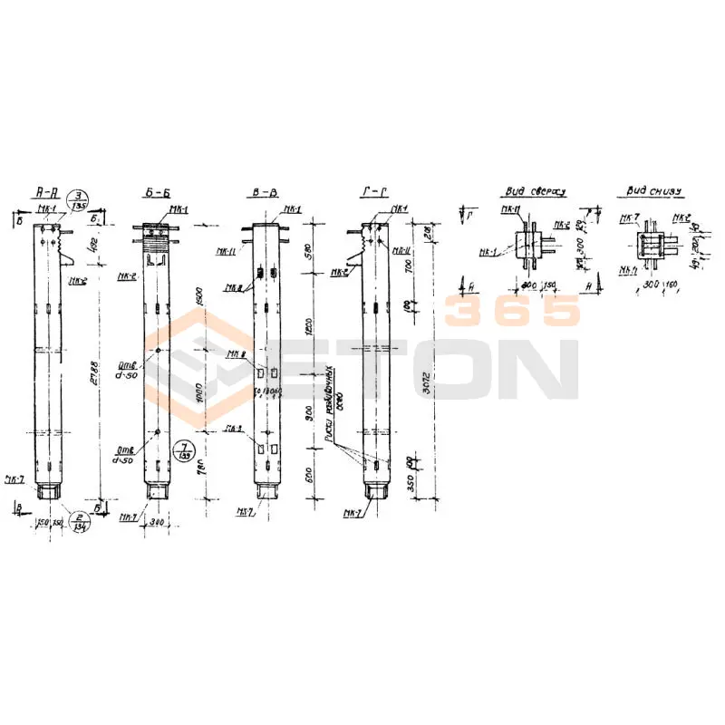 Колонны Серия ИИС 04-2 СКН 1-16-33-3 (ИИС 04-2)