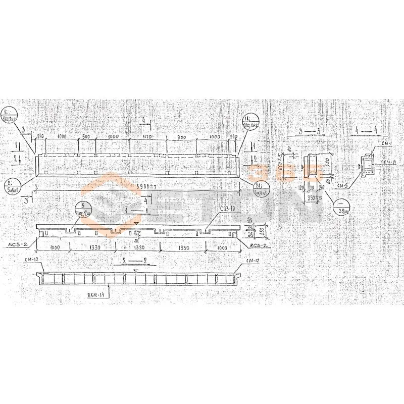 Панели наружных стен Серия 1.232 КЛ-2 НР 1-60-6-35 м (1.232 КЛ-2)