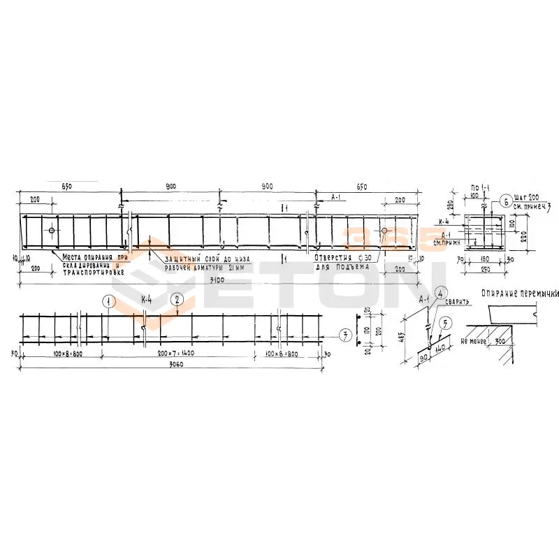 Перемычки Серия 86 и 85 БУ 31-3