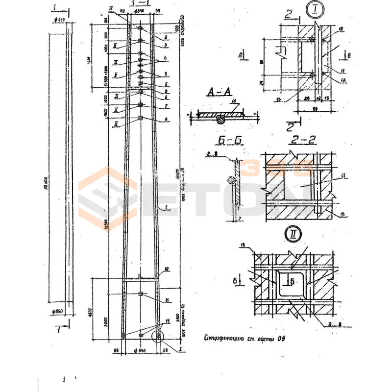 Стойки Сери 3.407.1-175 СК 22,4-2,0 (3.407.1-175)