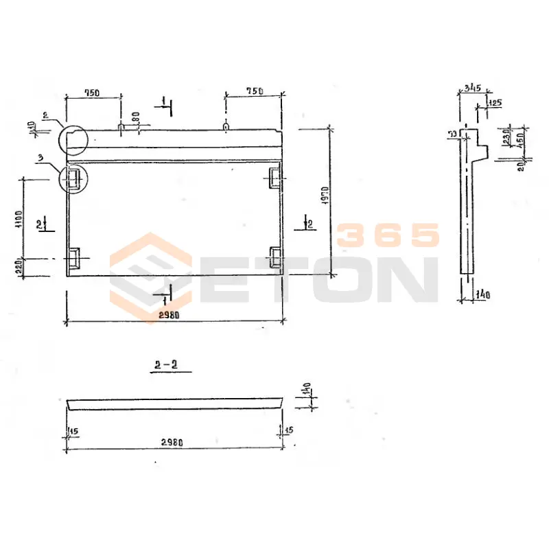 Диафрагмы жесткости серия 1.020-1/87 ( 1.020.1-7, 1.020-1/83, ИИ 04-1, 1.020.1-3пв ) 1Д 30-20