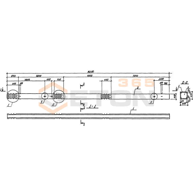 Колонны Серия 1.420.1-25 К 10-3