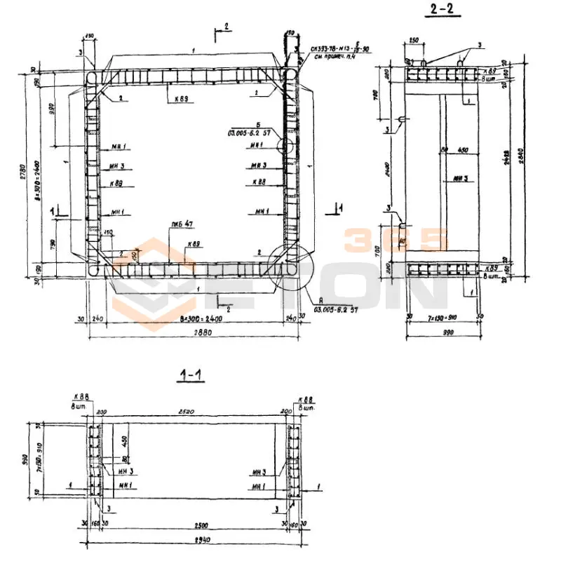Блоки Серия 03.005-6 БВСЛ III 2,5-2,4