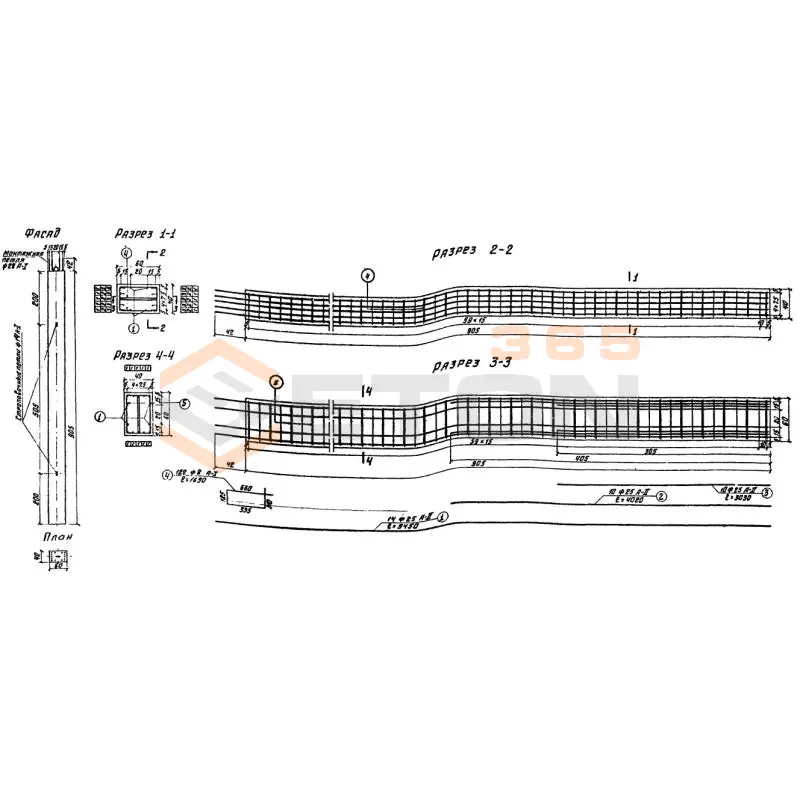 Стойки Серия 3.503-28 С 2 (3.503-28)