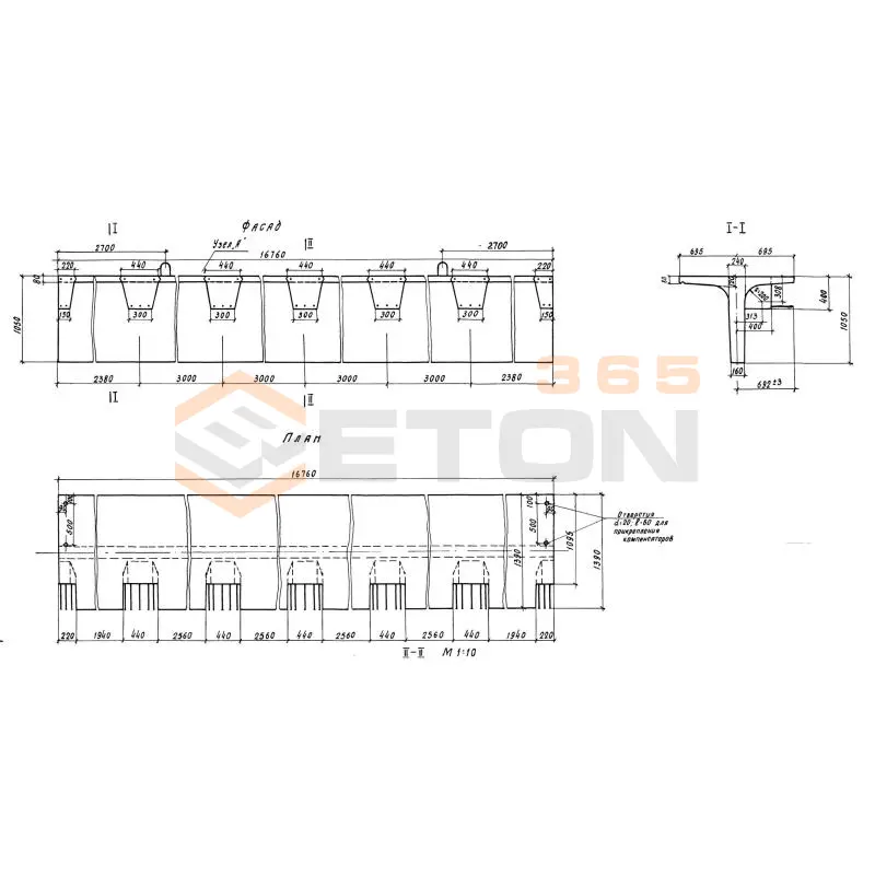 Балки Серия 3.503-14 Бкр 16,76