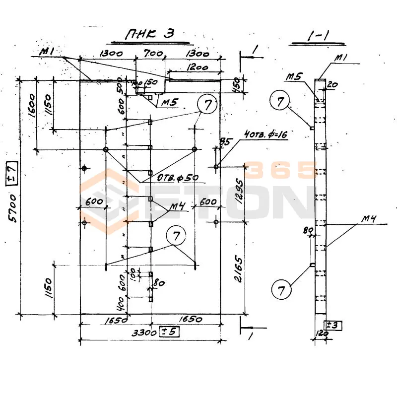 Панели ТП 901-6-43 ПНК 3