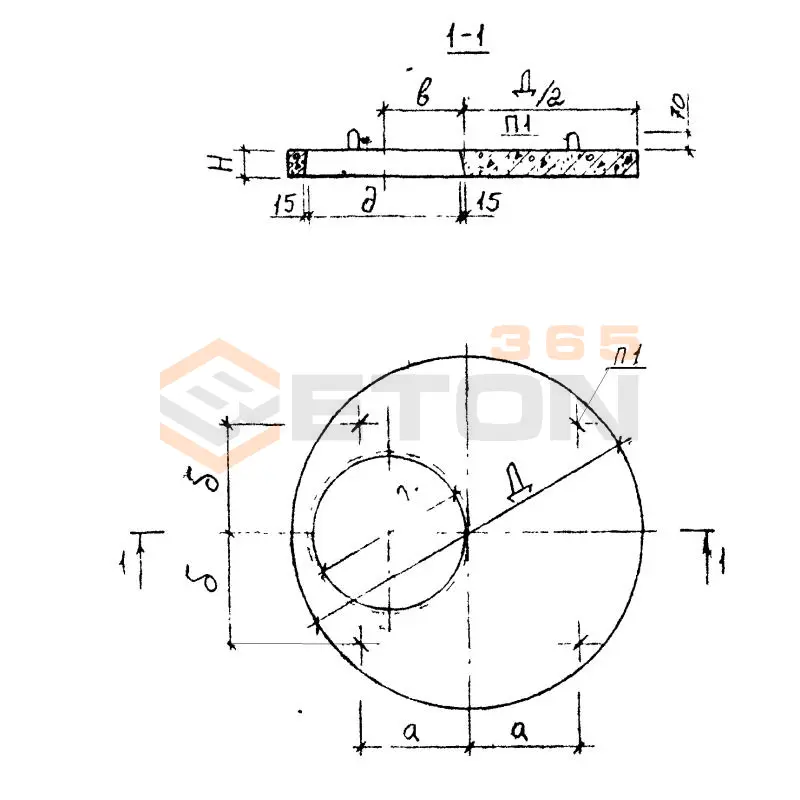Плиты перекрытия Альбом РК 2201-82 ПК 15-10