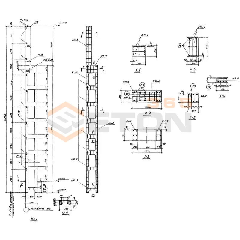 Колонны Серия КЭ 01-55 К 44