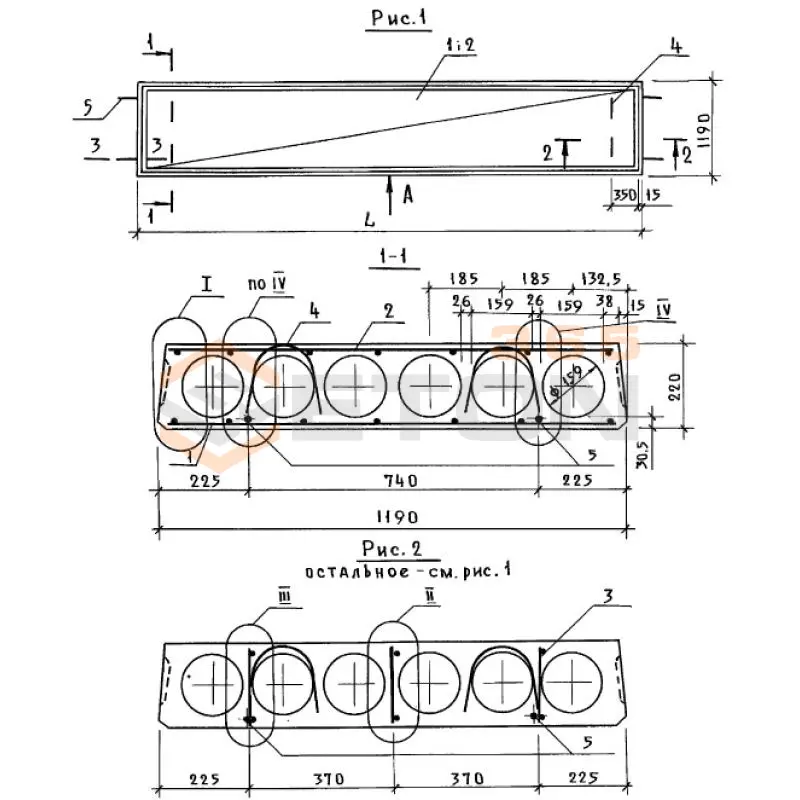 Плиты многопустотные Серия 1.141.1-28с ПК 29-12-6 АIIIт с7а (1.141.1-28с)