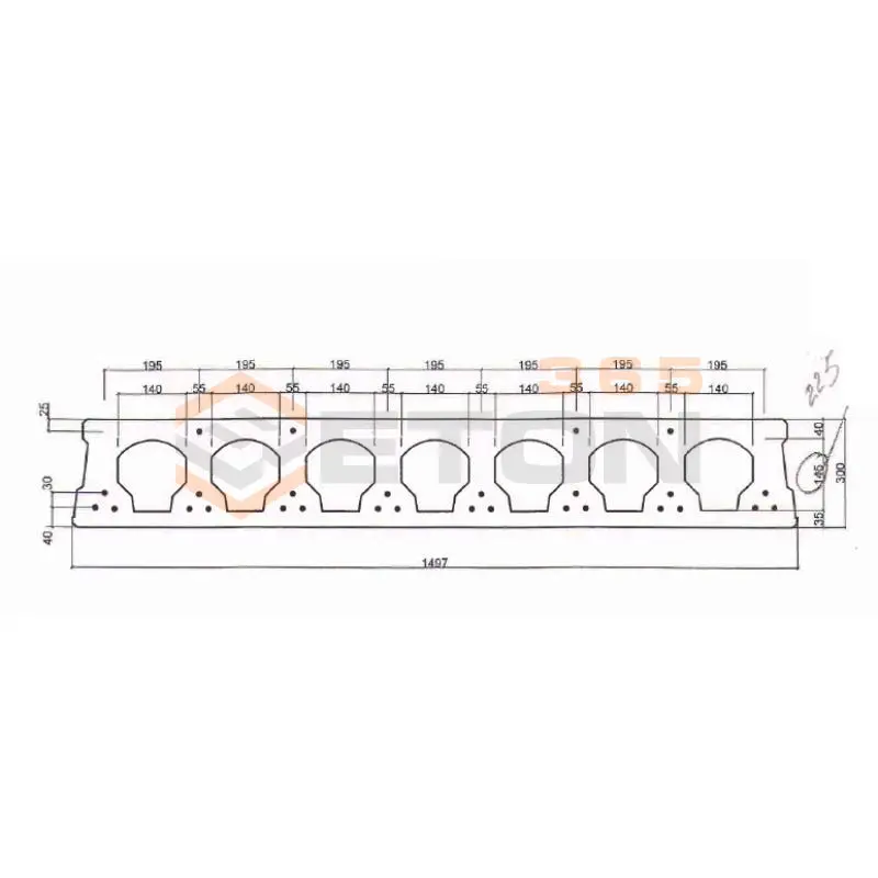 Плиты перекрытия многопустотные ПБ Шифр 0-453-04 ПБ 3-36-15-9 к7т