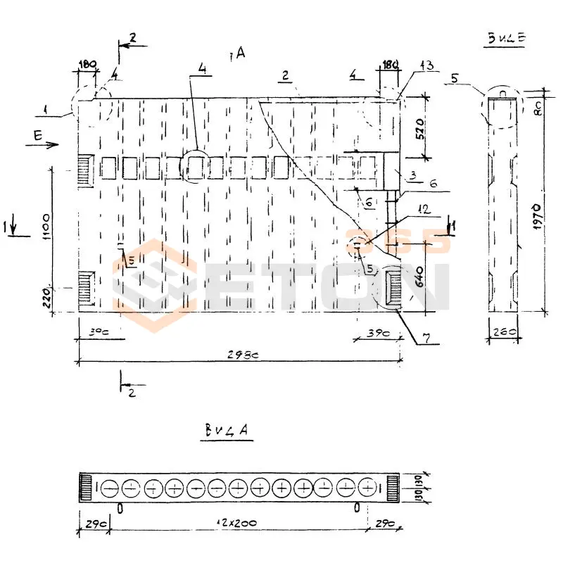 Вентблоки-диафрагмы жесткости Серия 1.034.1-1/90 ВД 20-30-26