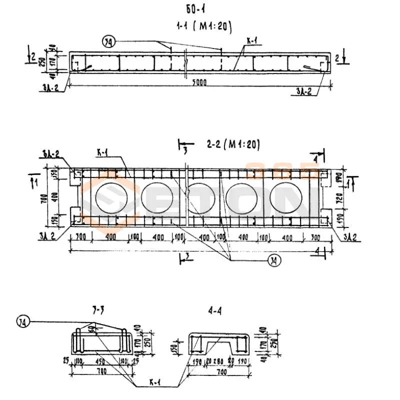 Брус ограждения ТП 320-55 БО 1 (ТП 320-55)