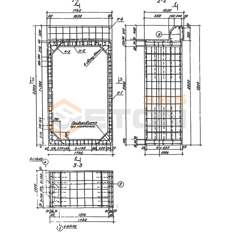 Звенья оголовков серия 3.501.1-177.93 (3.501-104) Блок 104