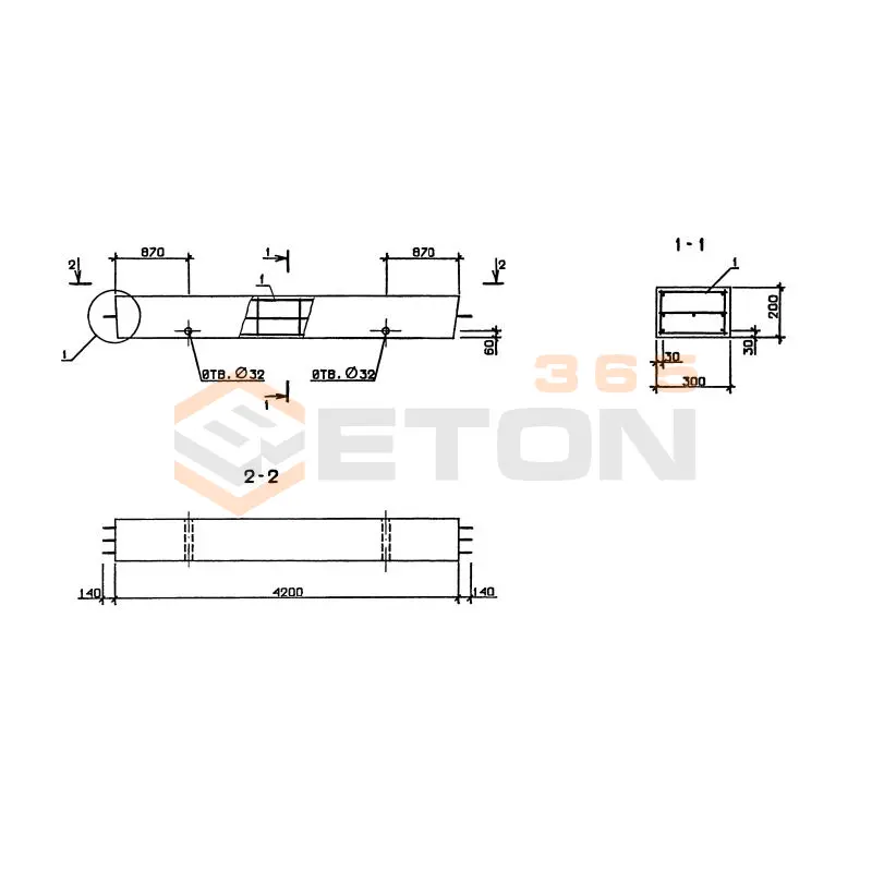 Связи-распорки Серия 1.020.1-3пв СР 42-2-14 пв