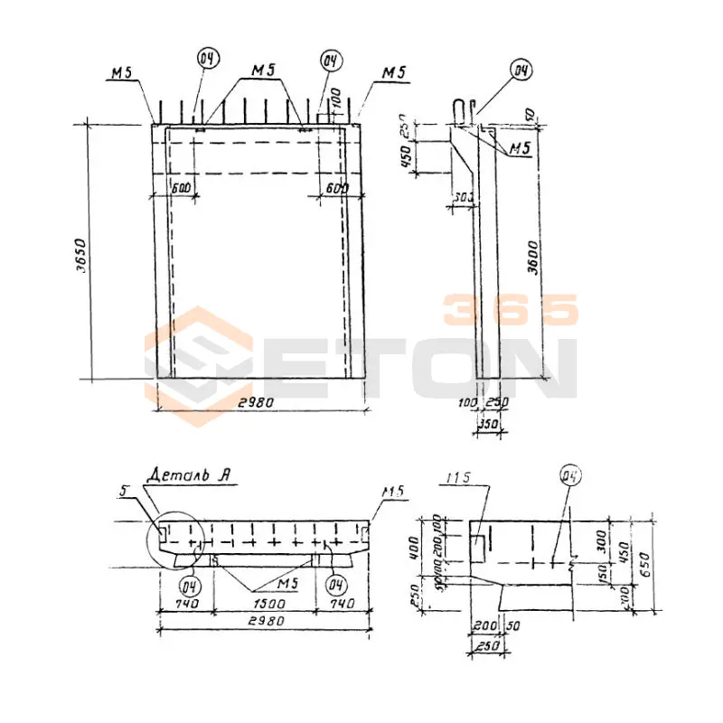 Панели стеновые Серия У 01-01 СП 1-3 (У 01-01)