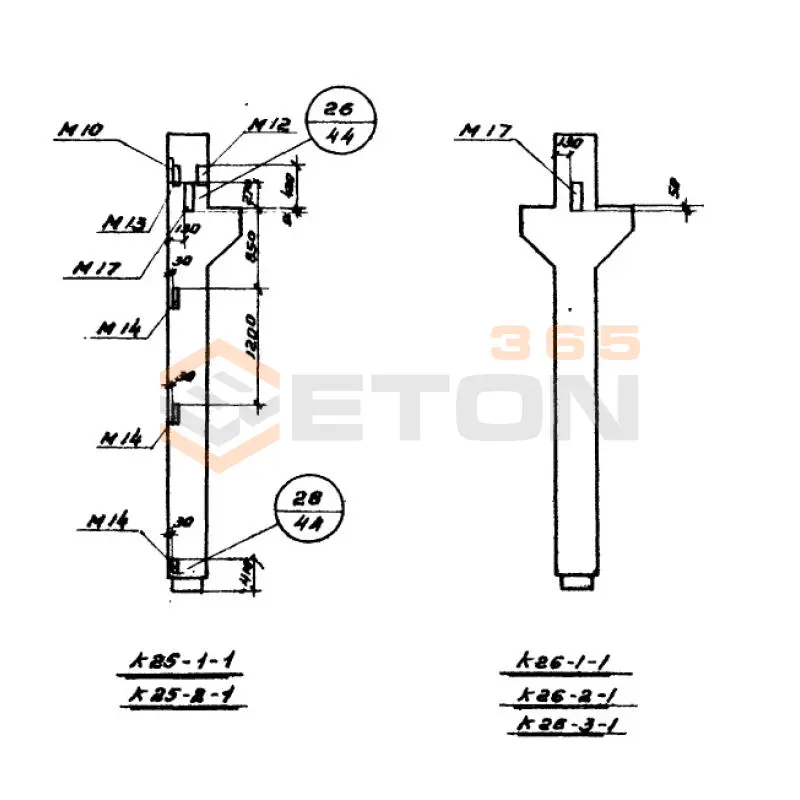 Колонны Серия ИИ 22-3 К 25-1-1 (ИИ 22-3)