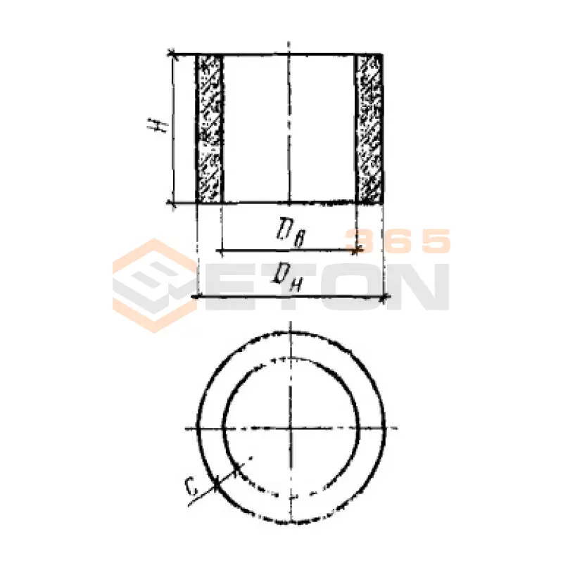 Кольца колодцев стеновые ГОСТ 8020-80 КЦ 20-9 (ГОСТ 8020-80)