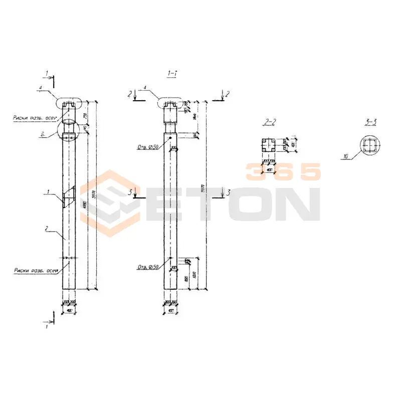 Колонны Серия Б1.020.1-7 1КН2 4-42-32 (Б1.020.1-7)