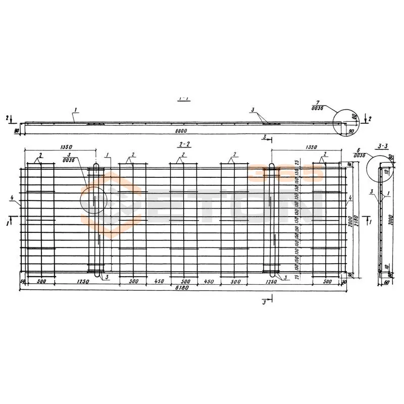 Плиты Серия 3.820.1-70 (3.820.1-32, 3.820-11) НПВ 60-20-0,6