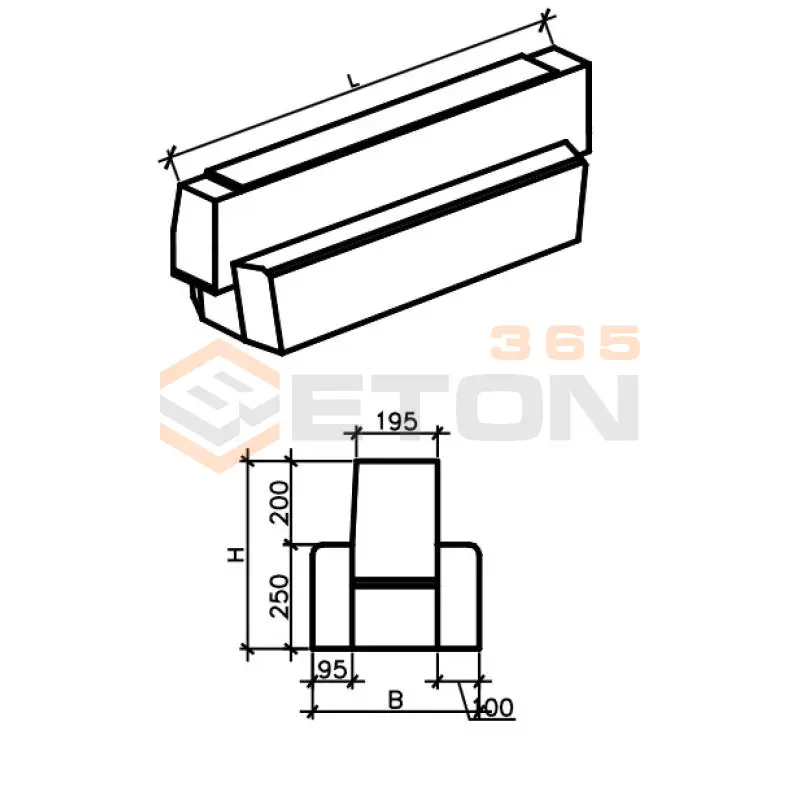 Ригели Серия 1.225.1 КЛ-3 2Р 56-4,5-9 т-1