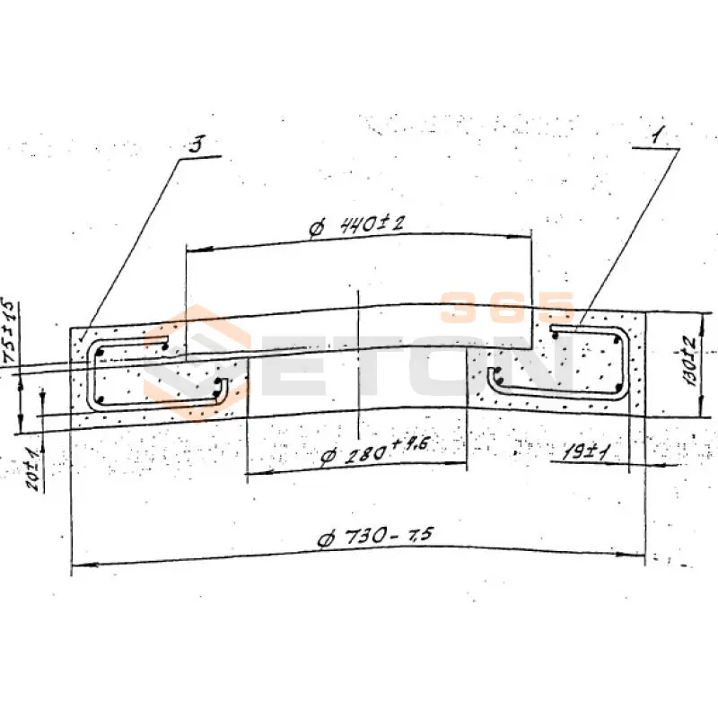 Опорные подушки Серия МГНП 01-99 Подушка КИП