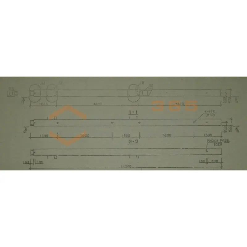 Колонны сечением 400х400 мм для зданий с высотами этажей 4,8 и 4,8 (6,0) м Серия 1.020.1-2с/89 5КН 48-112-7