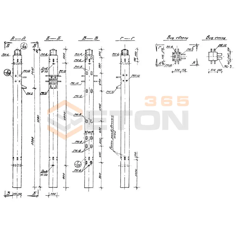 Колонны Серия ИИС 04-2 СКН 2-24-51-3 (ИИС 04-2)