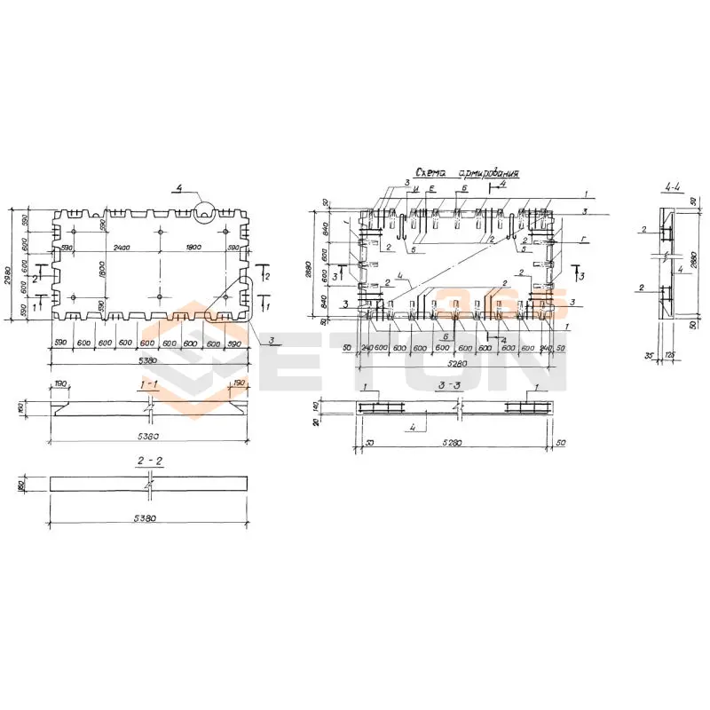 Плиты перекрытия Серия 1.143.1-9с 2П 30-54-3 с (1.143.1-9с)
