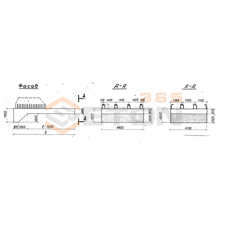 Плиты фундаментные ТП 501-259 ФПм 3 (ТП 501-259)