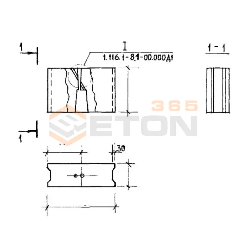 Фундаментные блоки сплошные ФБС серия 1.116.1-8 и ГОСТ 13579-78 ФБС 8-4-6