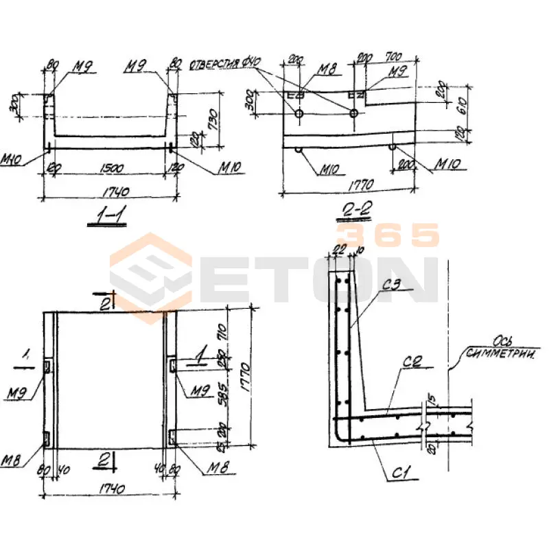 Панели стеновые ТП 905-7 СПЛ 1 (ТП 905-7)