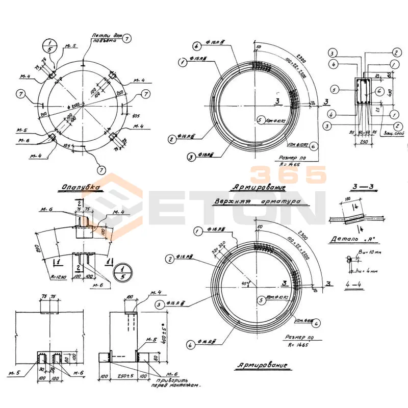 Балки кольцевые Серия ИС 01-09 Б 3-1