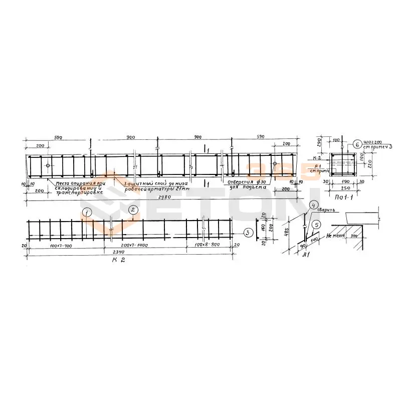 Перемычки Серия 86 и 85 БУ 30-1