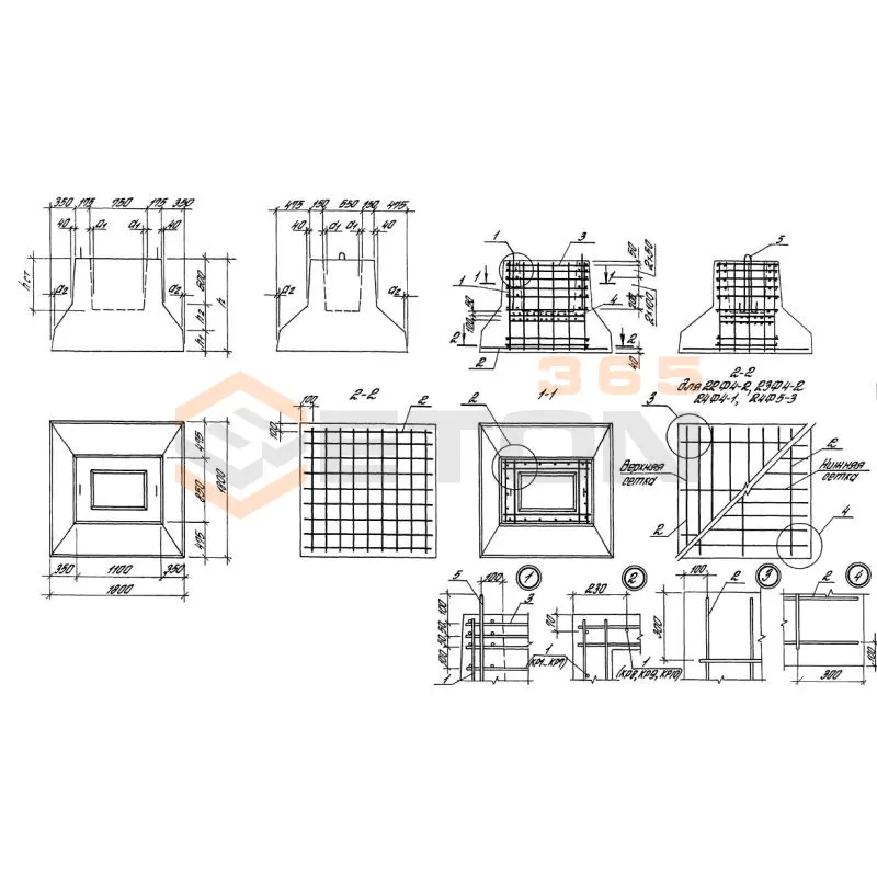 Ростверки Серия 1.411.1-4 24Ф 4-1 (1.411.1-4)