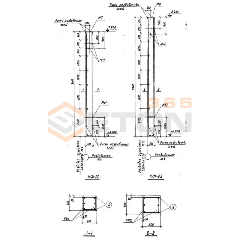 Колонны Серия КЭ 01-55 КФ 23