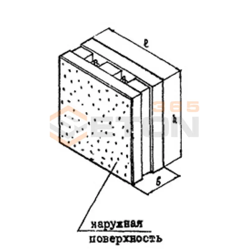 Блоки Серия 1.433-2 БР 50-1 (1,2х3)