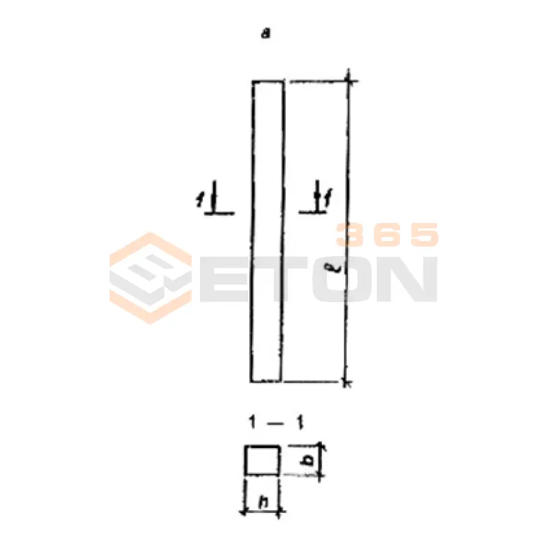 Колонны для зданий высотой 4,8; 6,0; 7,2 и 8,4 м Шифр 15-74 КБП 60-1