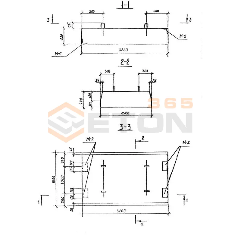 Плиты Серия 3.903 КЛ-13 П 33-16