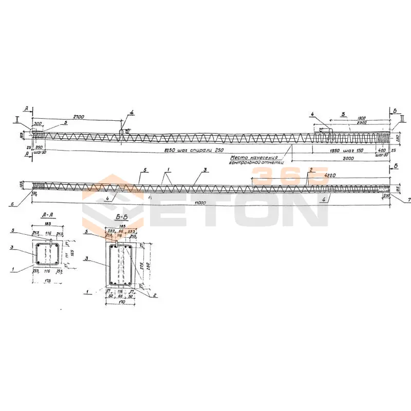 Стойки Серия 3.407-101 СНВс 3,2-11 (3.407-101)