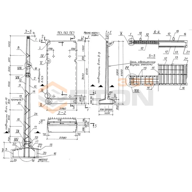 Панели стеновые ПСП Серия 3.900-3 ПСП 60 к12 ш1 (3.900-3)