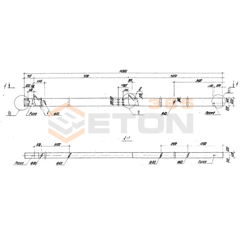 Колонны высотой 7,2 м Серия 1.420.1-19 К 49-1