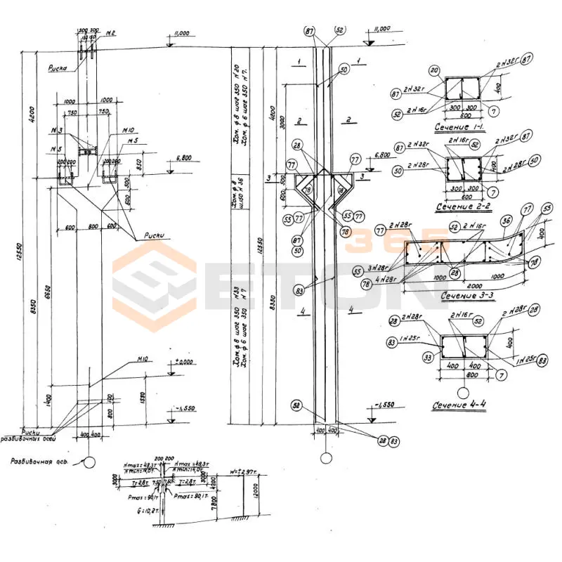 Колонны Серия КЭ 01-06 К II-14 а (КЭ 01-06)