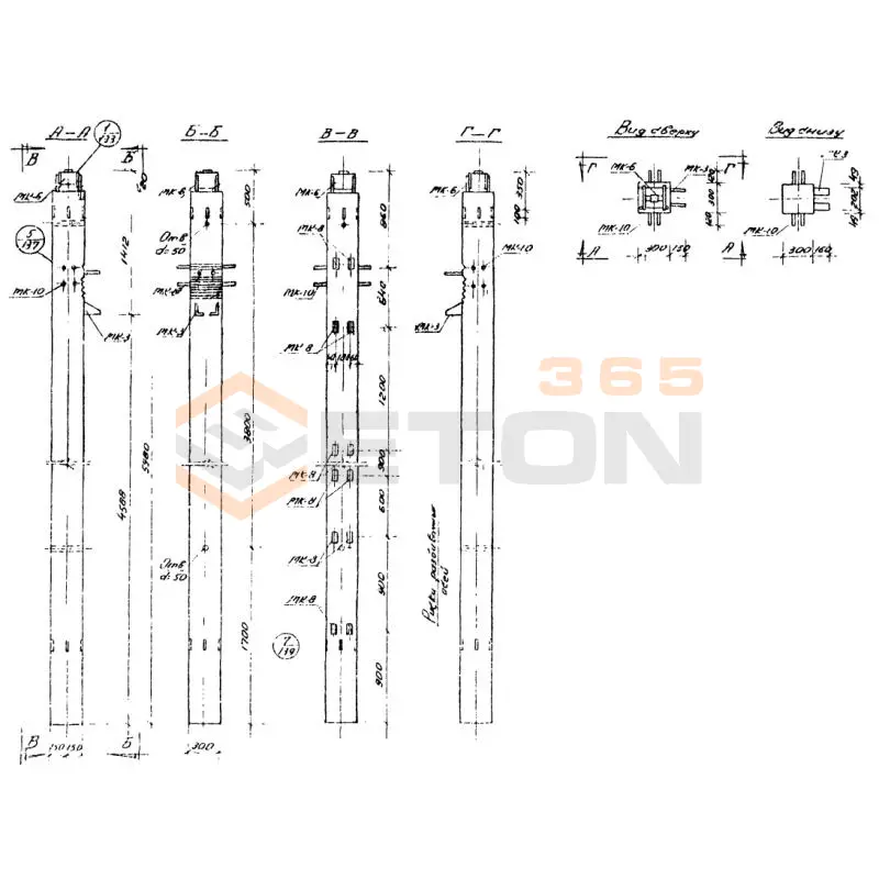 Колонны Серия ИИС 04-2 СКН 1-20-60-3 (ИИС 04-2)