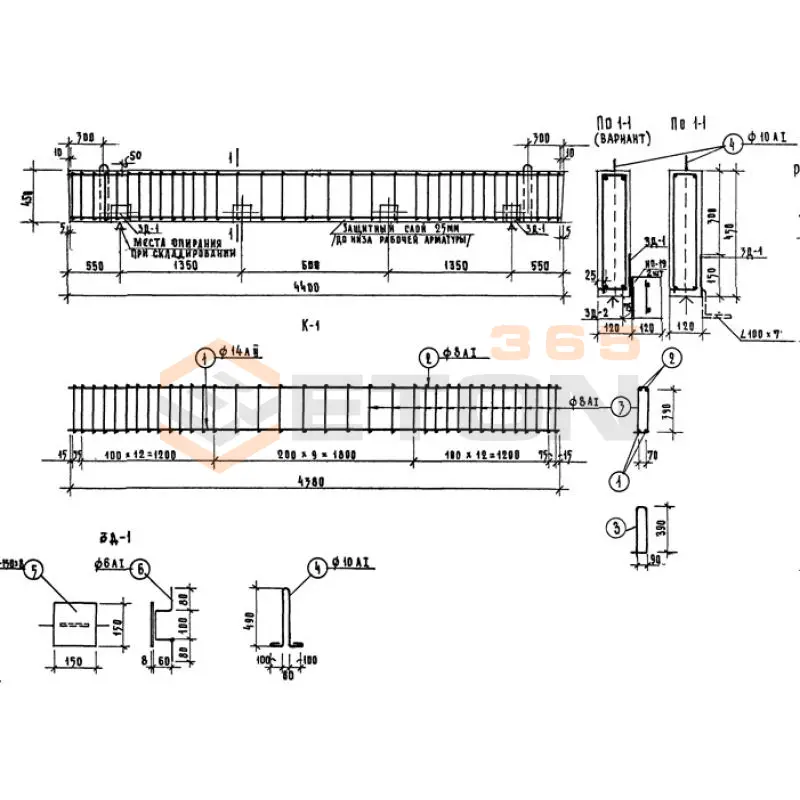 Перемычки Серия 86 и 85 ИП 44-12
