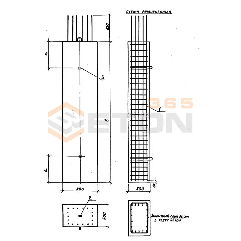 Стойки Серия 3.503.1-100 С 3-50 тАIII-4